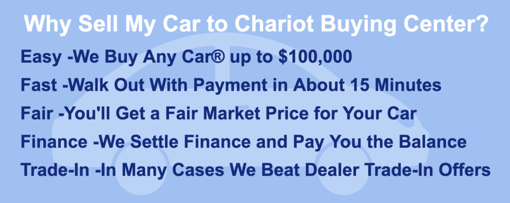 Why Sell My Car to Chariot Buying Center?
